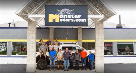 Monster motors michigan center - Directions Michigan Center, MI 49254. Sales: 800-557-5025; Service / Parts: 888-425-9110; ... Monster Cars Monster Vans KBB Instant Cash Offer Featured Vehicles 
